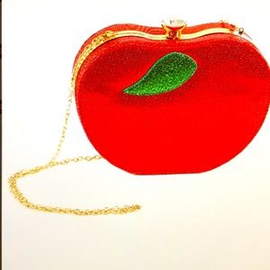 Rhinestone Apple Purse